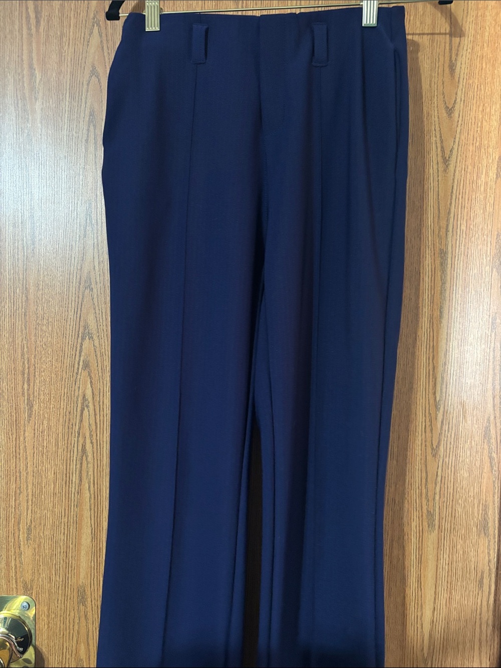 Classic Navy Boot-Cut Dress Pants for Women